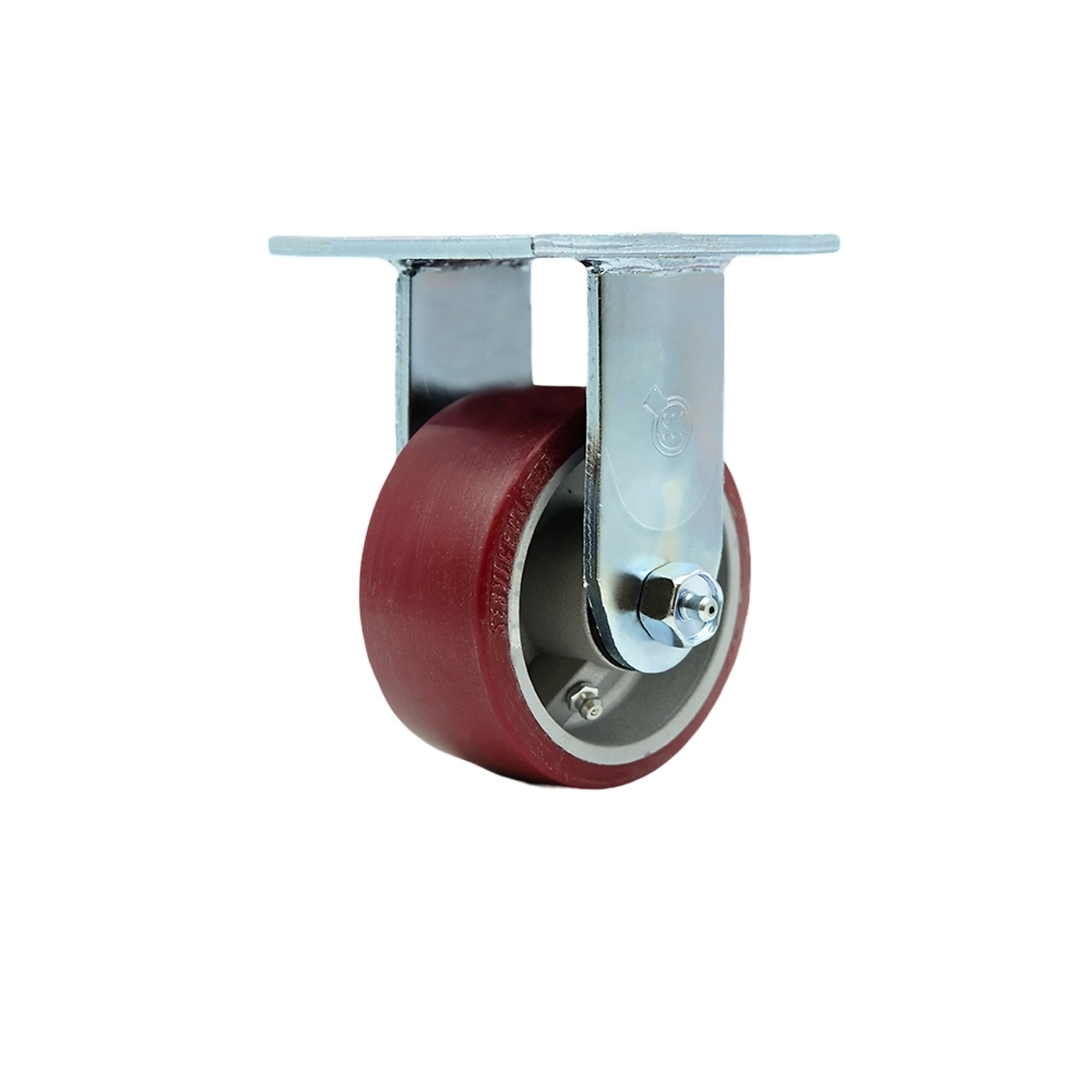 Service Caster, 4in. x 2in. Plate Caster, Wheel Diameter 4 in, Caster